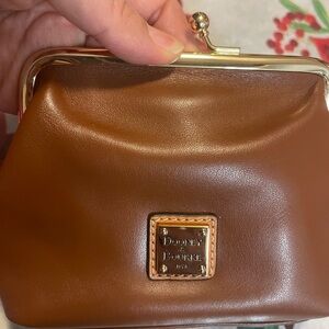 Dooney & Bourke Tan Leather Wristlet
